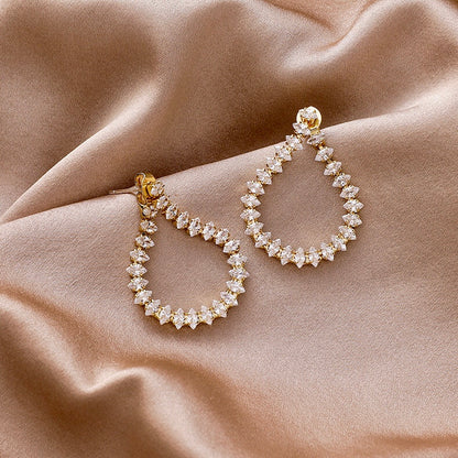 Zirconi Loop Earrings