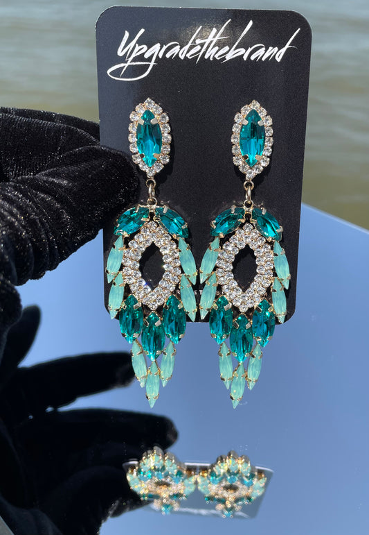 Angelic Earrings (Emerald)