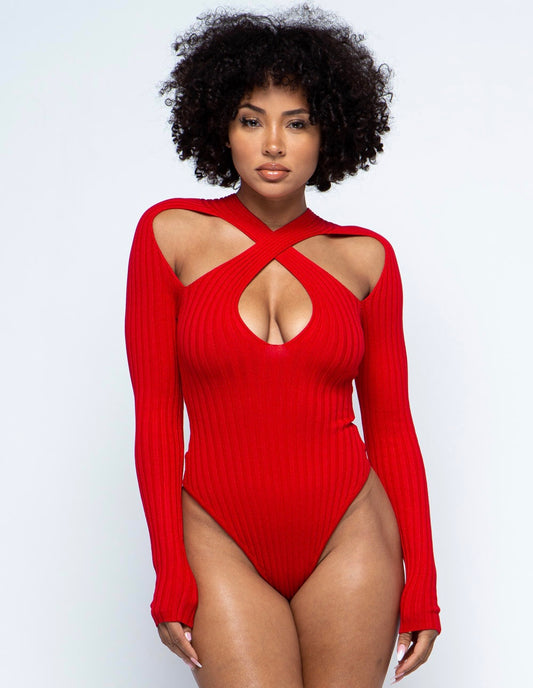 The Upgrade Bodysuit (Red)