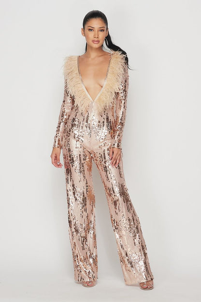 Nala Sequin Jumpsuit