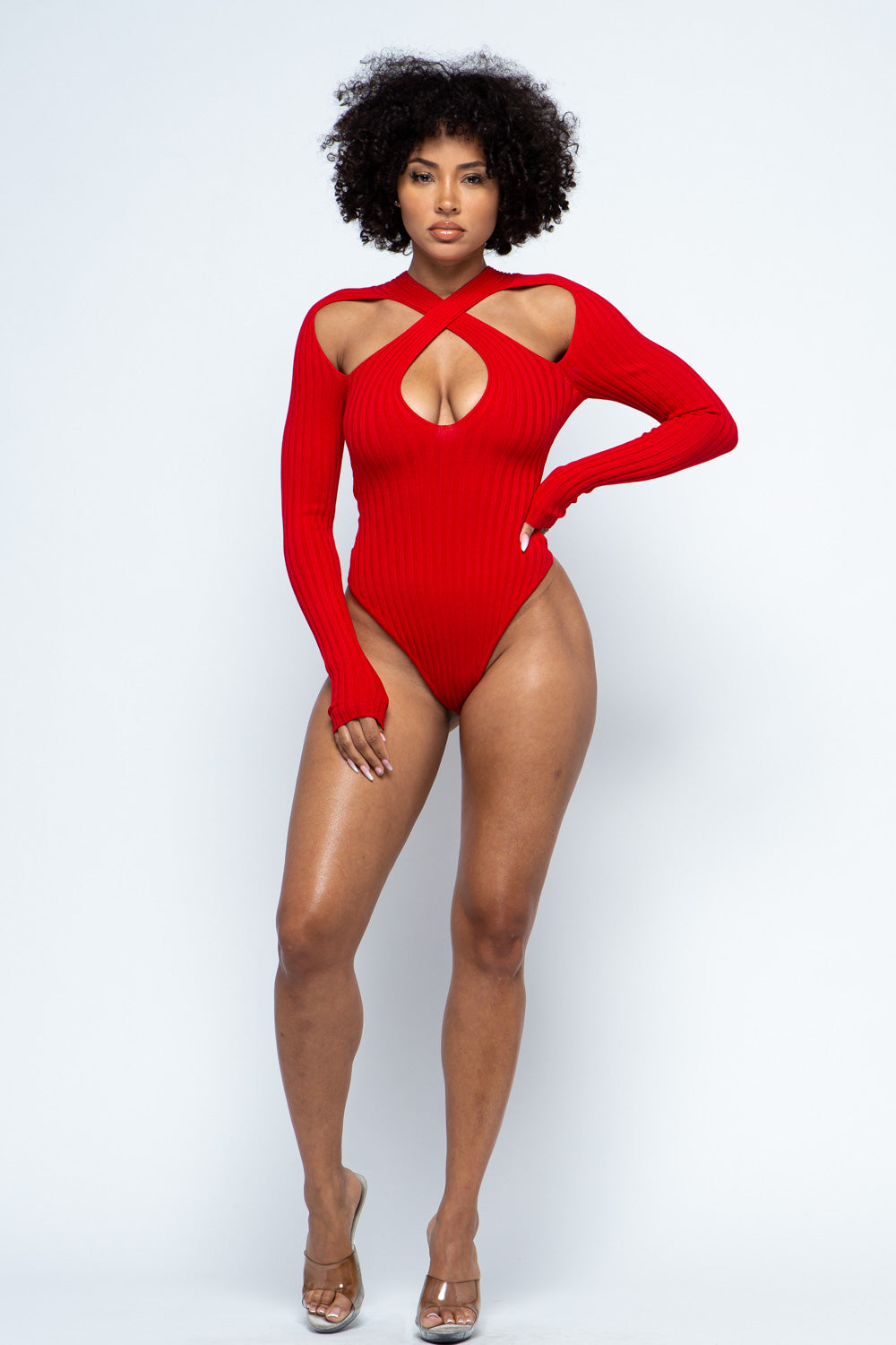 The Upgrade Bodysuit (Red)