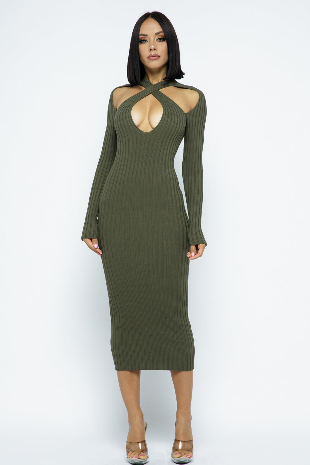 The Upgrade Dress (Army Green)