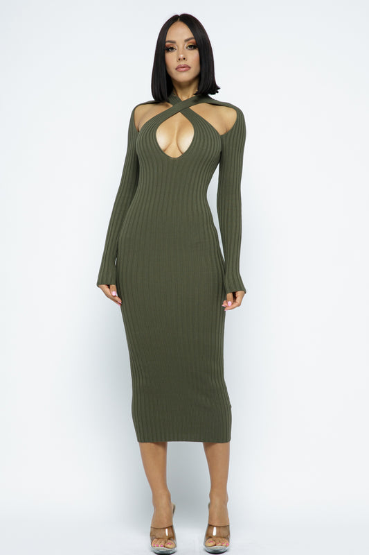 The Upgrade Dress (Army Green)