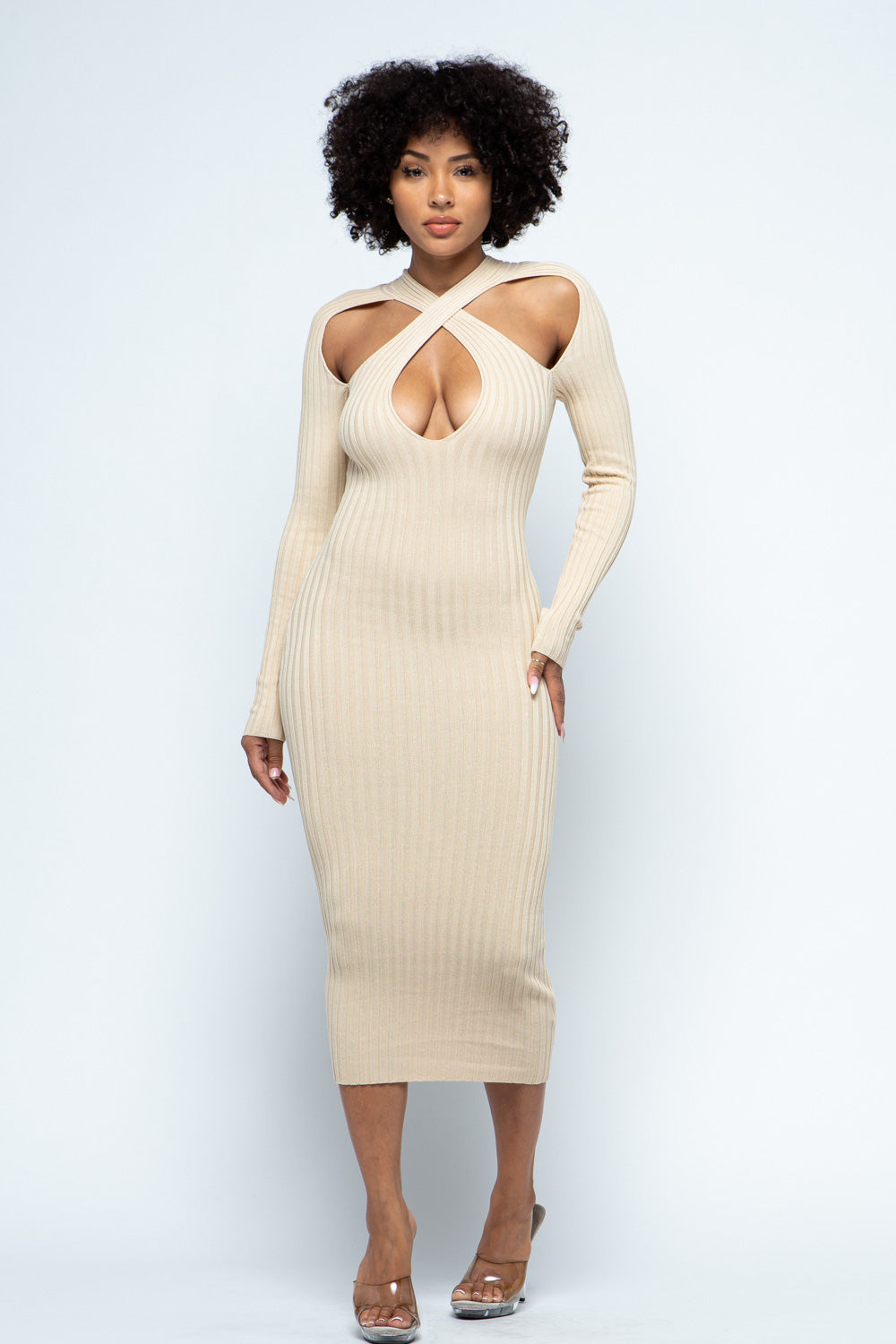 The Upgrade Dress (Cream)